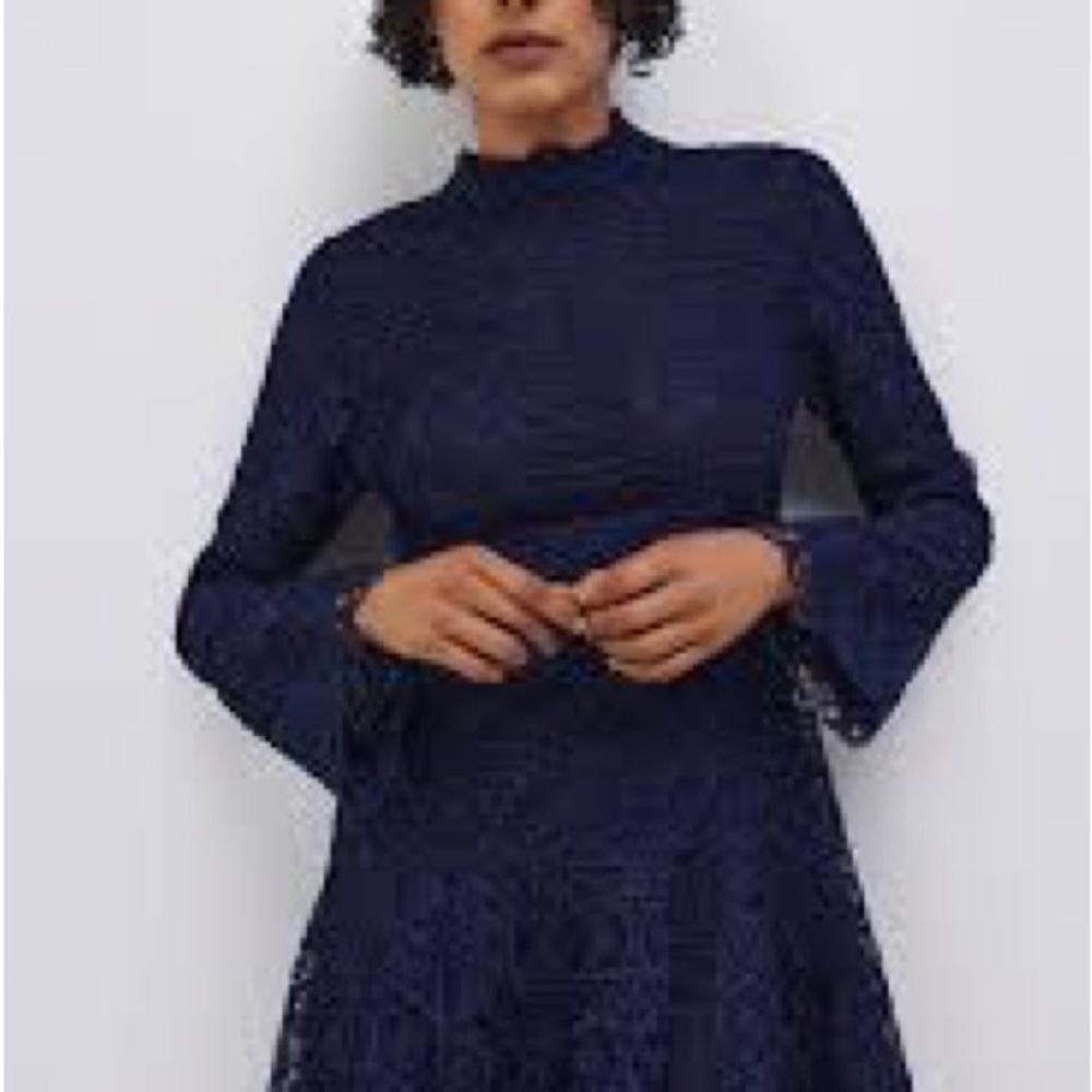 (B35) ❤️ NWT Jonathan Simkhai Leigh mini dress in Midnight